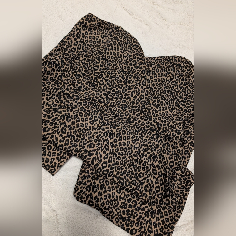 Express Cheetah Jumpsuit Sz 16
